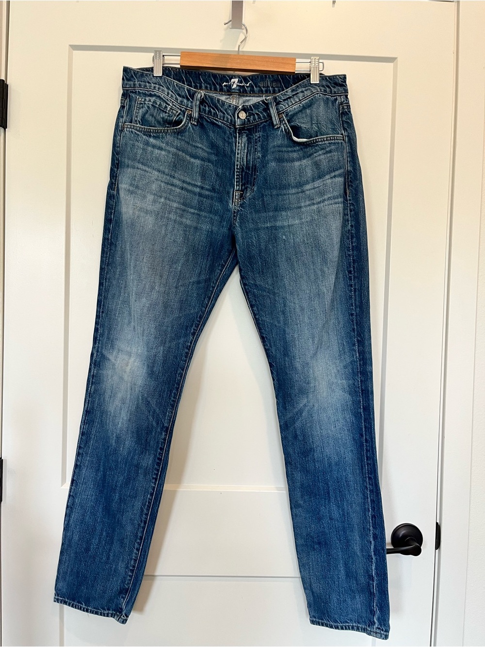 7 for All Mankind Adrien medium wash men’s jeans size 36